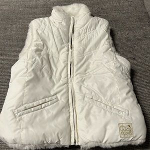 Children’s Place White Puffy Girls Vest